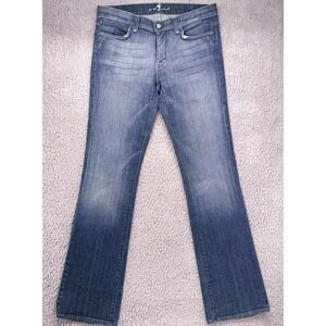 7 For All Mankind Jagger Womens Jeans 32 Bootcut Medium Wash Y2K Denim
